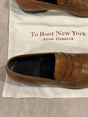TO BOOT NEW YORK, ADAM DERRICK PENNY LOAFERS, TAN